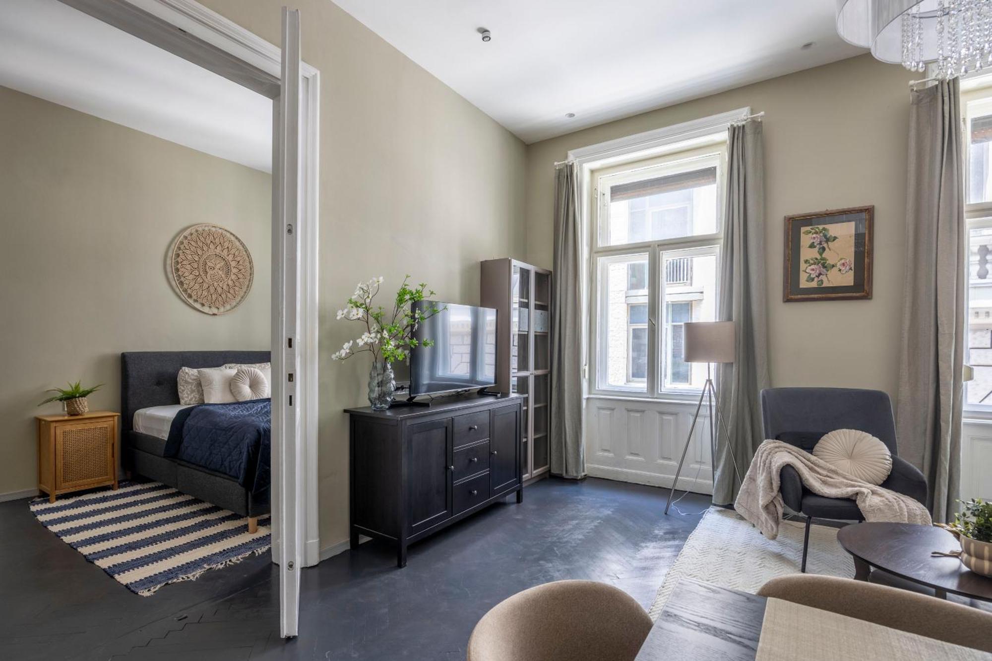 Charming Art Deco Style Apartment In The Heart Of Budapest Eksteriør bilde